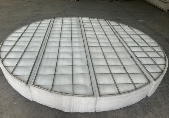 Polypropylene Wire Mesh Demister Pad SS304 Frame for SO2 Wet Scrubber