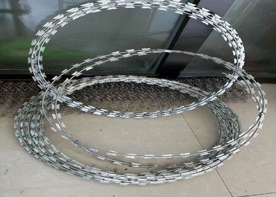 304 Stainless Steel Anti Climb Razor Wire BTO-18 22 28