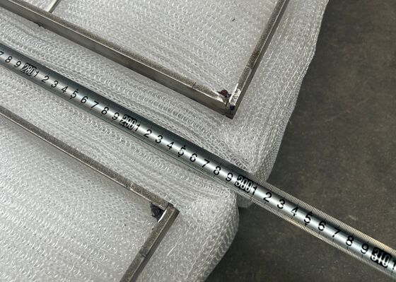 PP Knitted Wire Mesh Demister Pad for Vapour-Liquid Separator 3000mm