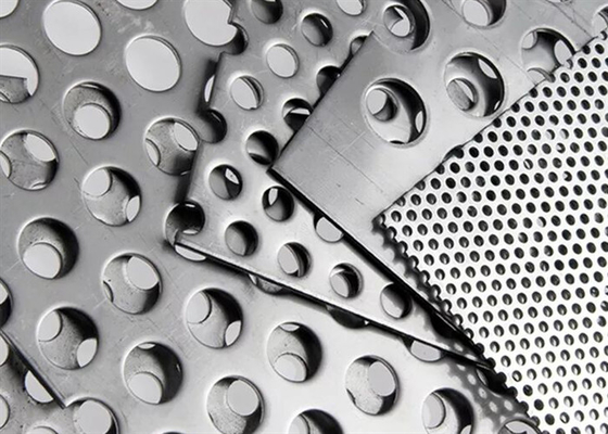 ورق فلزی سوراخ دار نازک 4.0 میلی متری تزئینی برای بلندگو 1.22 * 2.44 متر