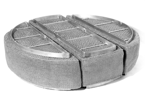 Ss 304 Demister Pad بهبود بهره وری فیلتر با 99.9٪ درجه فیلتر