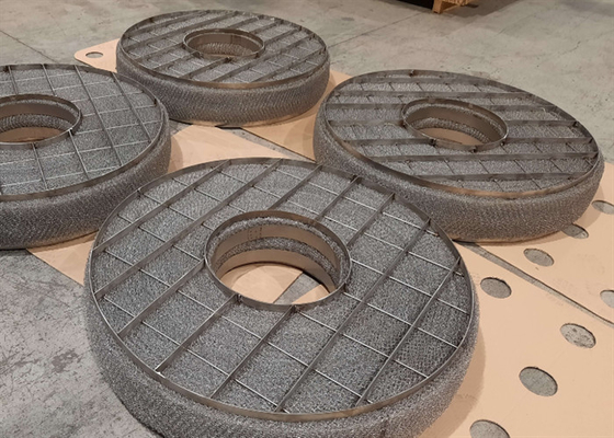 Oem Wire Mesh Demister Pad جداسازی گاز مایع تولید دارویی