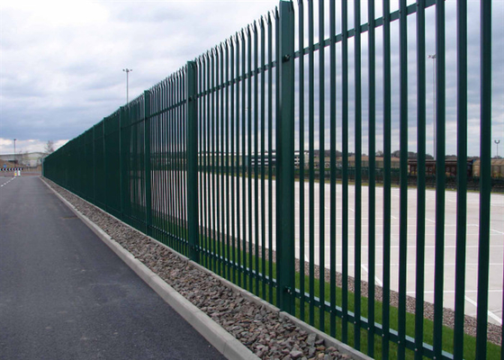 پودر پوشش داده شده یورو فولاد حصار Palisade برای کارخانه