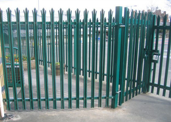 اروپا پودر پوشانده / گالوانیزه فولاد Palisade حصار W / D نوع