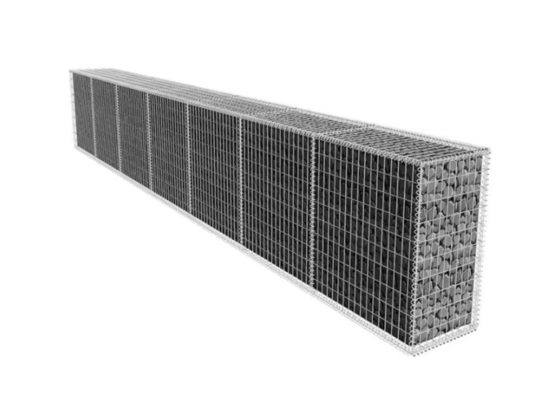 PVC پوشانده شده / گالوانیزه گابیان جعبه سیم آهن برای حفاظت از سیل 80 * 100mm * 2.8mm