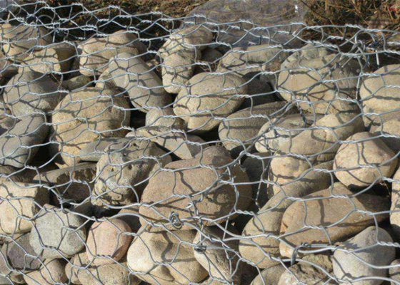 مربع سوراخ داغ غوطه ور گالوانیزه گابیان سبد برای Xingang بندر بارگیری و حمل و نقل