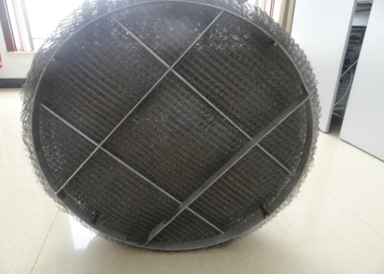 316 SS Wire Mesh Demister Pad جداکننده مایعات بخار برای استفاده صنعتی