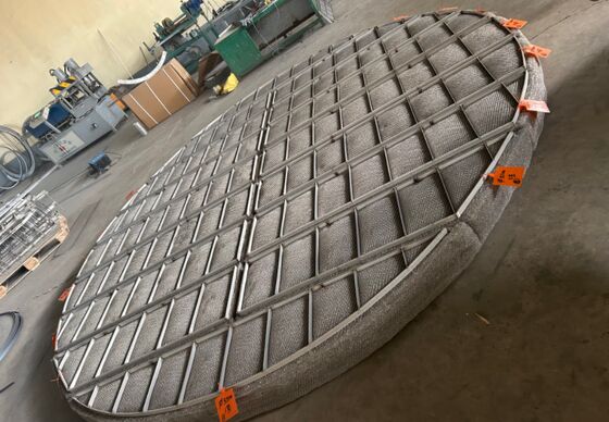 SS316 از بین بردن مه پد جدا کننده گاز مایع برای برج شیمیایی OEM