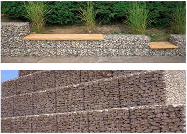 2x1x1m گابيون سبد سیم میش ASTM A974 استاندارد برای رودخانه
