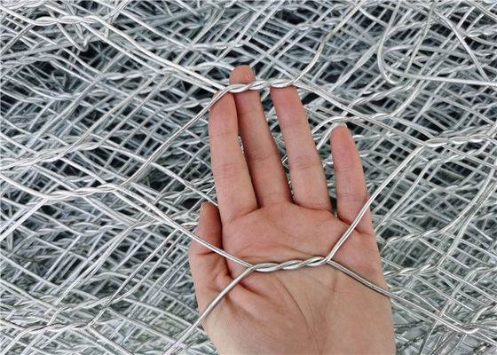توری سیم جیبی گالونیزه جوش داده شده Gabion Box برای کمپرسور تهویه هوا