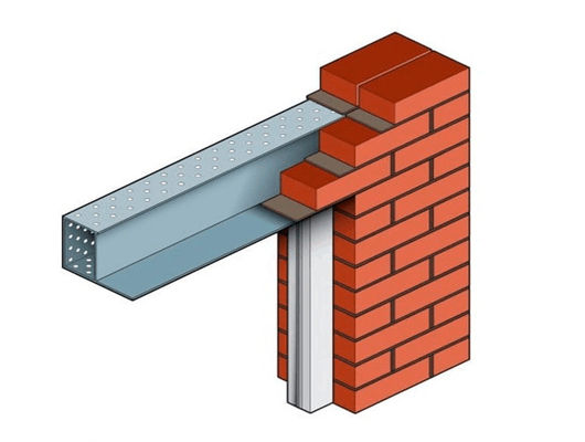 مش سیم سوراخ دار گالوانیزه و کانال Lintel
