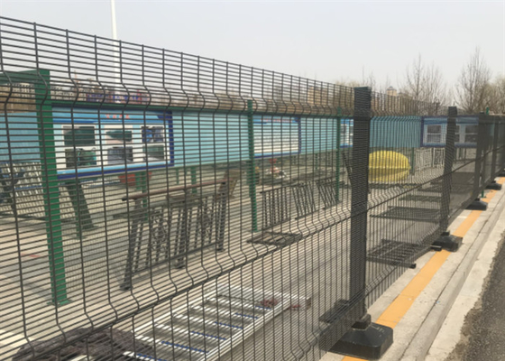 8 گج منظره شفاف ضد صعود 358 حصار امنیتی برای فرودگاه 2.4m x 2.5m